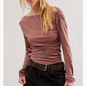 Free People Intimately Shirt “Night We Met’ NEW